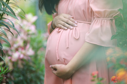 new mom with baby bump